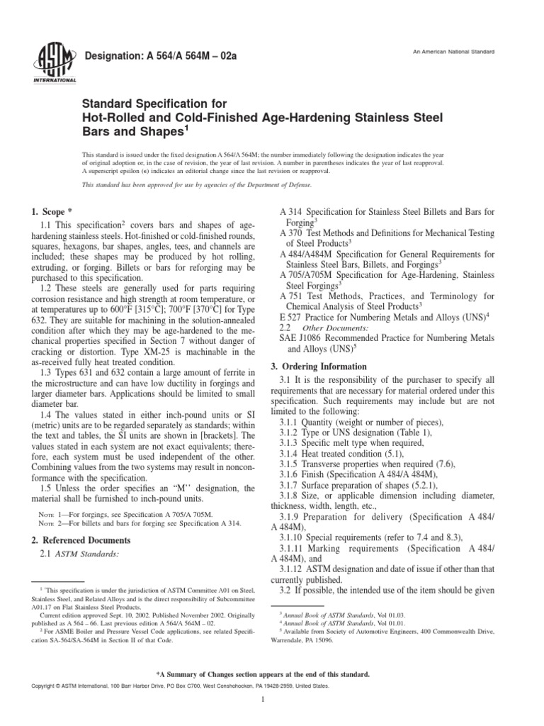 astm a564